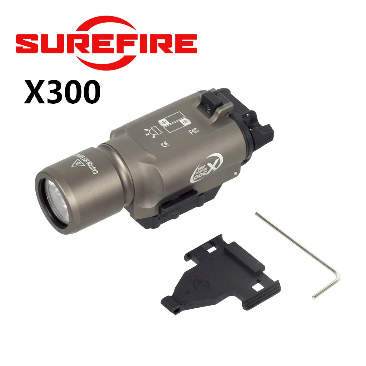 LAMBUL X300U Ultra Weapon Flashlight For 20mm Picatinny Rail