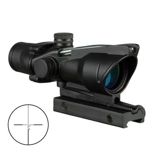 Bestsight 4x32 Rifle Scope With Illuminated Red Dot Etched Reticle