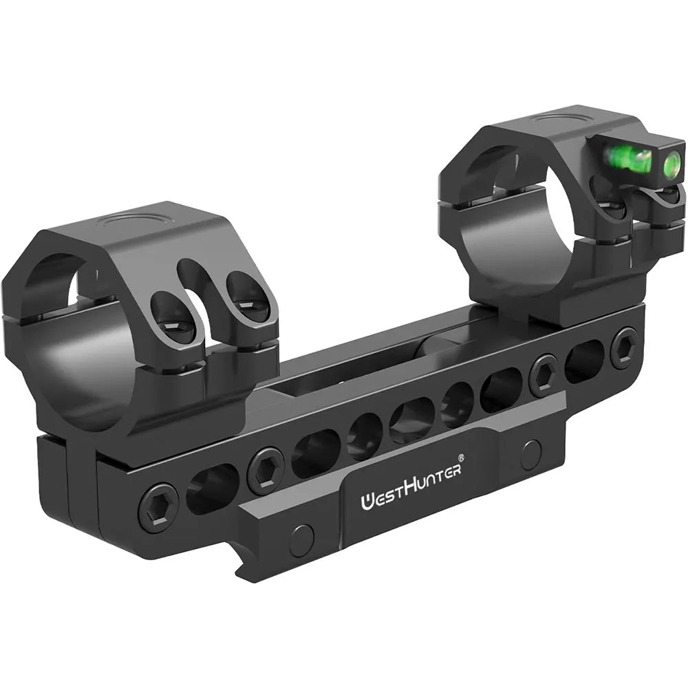 WestHunter 100 MOA Picatinny Scope Mounts With Bubble Level