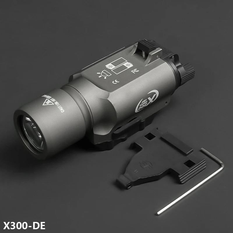 X300 X300U LED Pistol Light Rail Aluminum 500Lumen