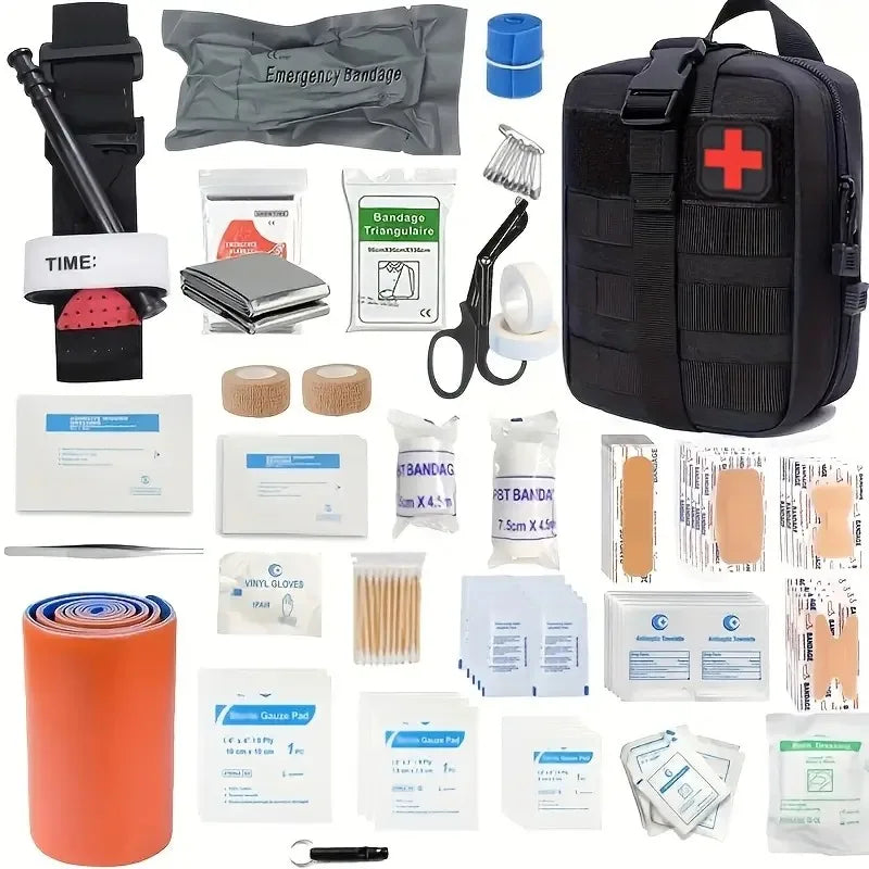 Tactical First Aid Kit Emergency IFAK Bag Car Travel