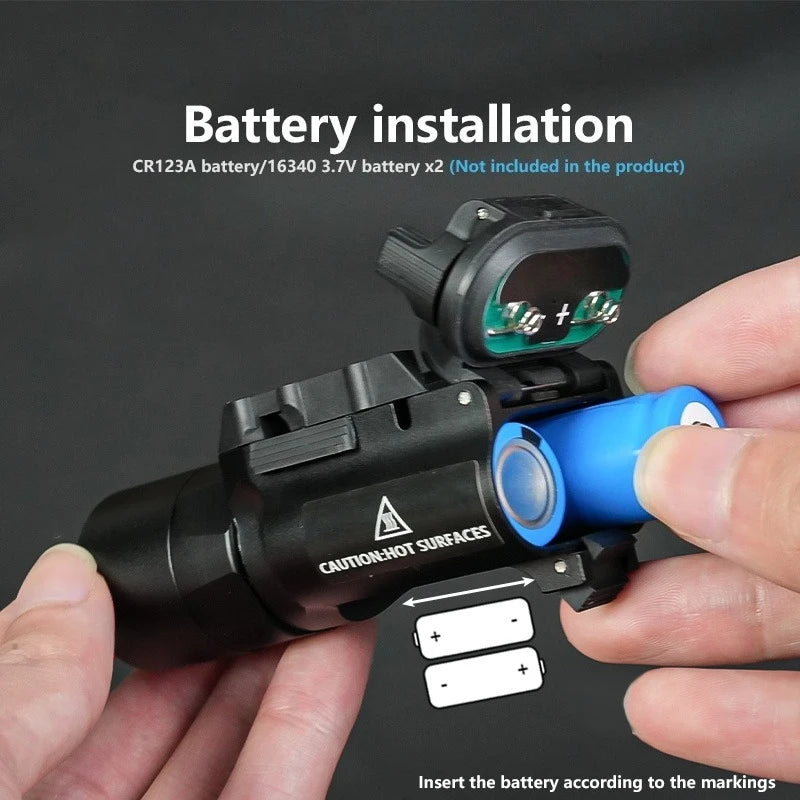 X300 X300U LED Pistol Light Rail Aluminum 500Lumen