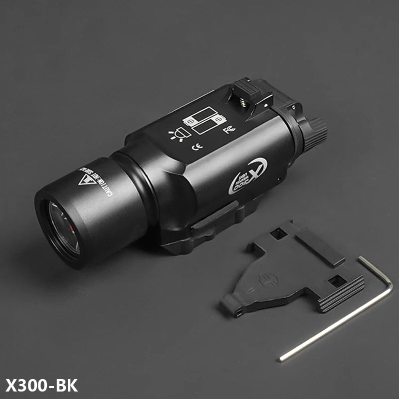 X300 X300U LED Pistol Light Rail Aluminum 500Lumen
