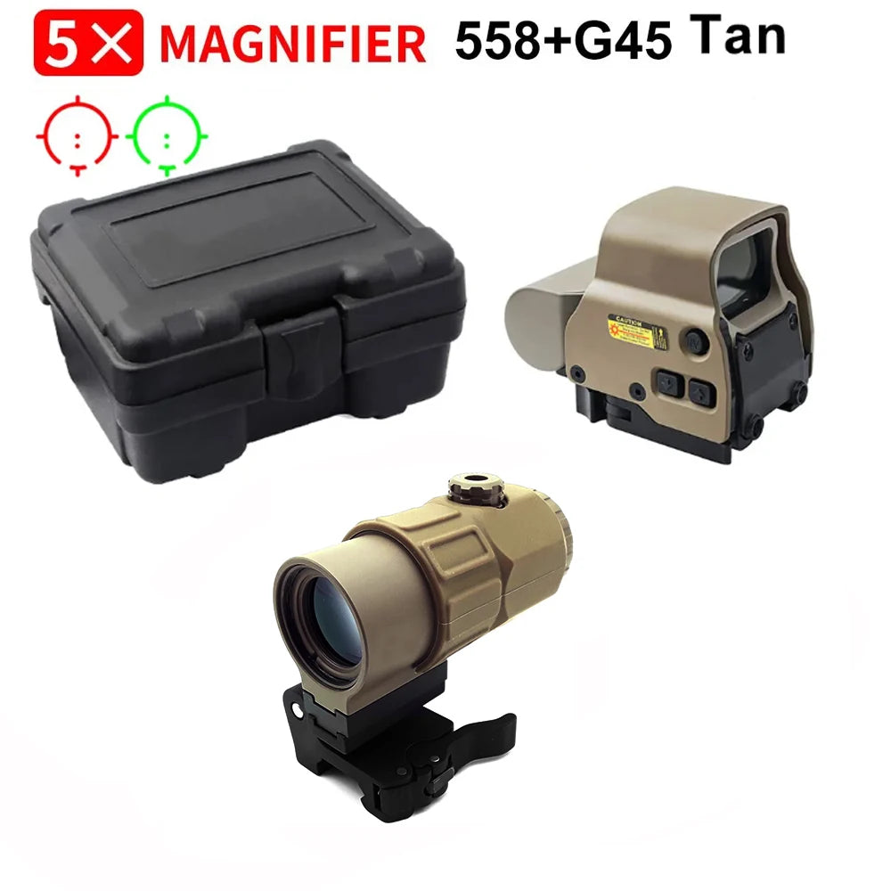 Bestsight 558 Holographic Collimator Sight 68MOA Ring Reticle