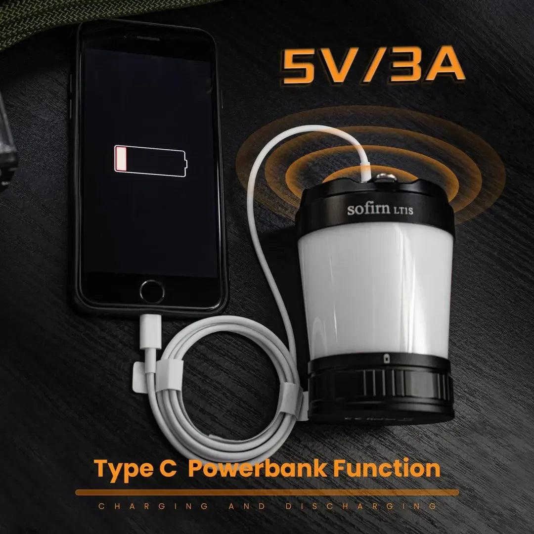 Sofirn LT1S Camping Light USB C Rechargeable Lantern