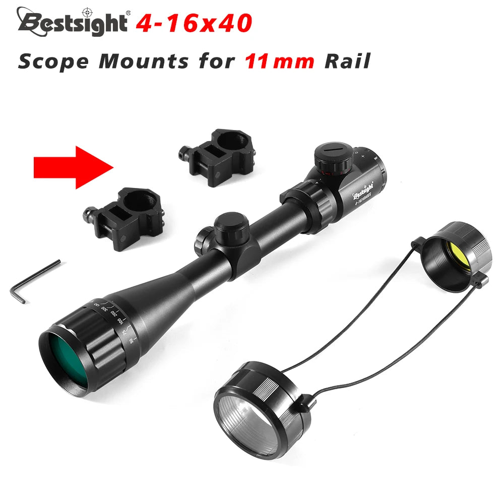 Nabila 4-16x40 AOEG Riflescope Illuminated Dot Sight