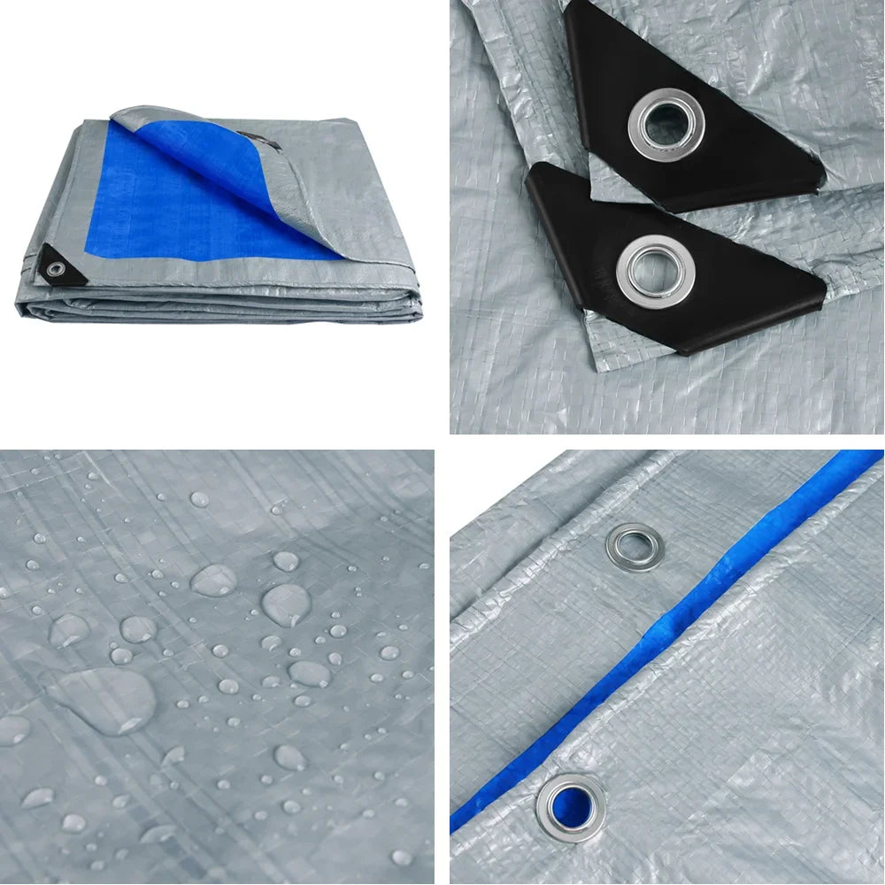 Waterproof Heavy Duty Tarp Cover for Camping and Emergency Shelters