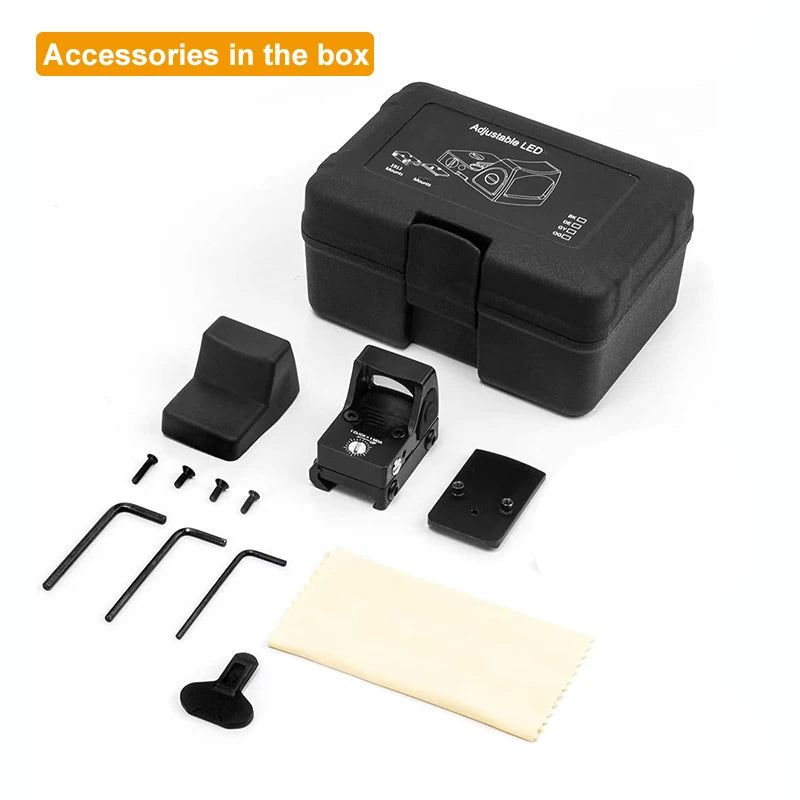 Bestsight Mini MR Red Dot Sight 1x for Rifle Rails