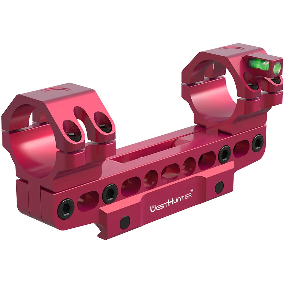 WestHunter 100 MOA Picatinny Scope Mounts With Bubble Level