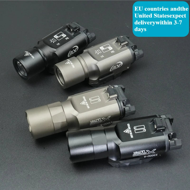 X300 X300U LED Pistol Light Rail Aluminum 500Lumen