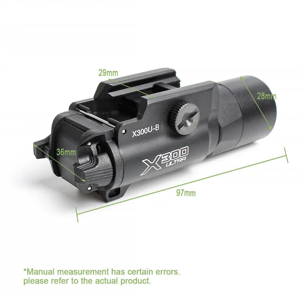 X300UB Tactical Weapon Light 600 Lumen For Picatinny Rail