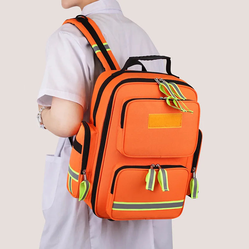 Emergency First Aid Kit Backpack Large Capacity For Outdoor Camping