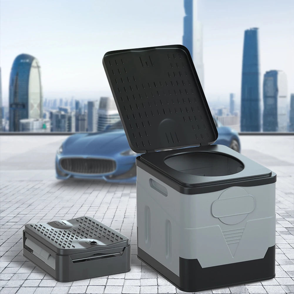 Portable Car Toilet Bucket Folding Outdoor Potty For Camping