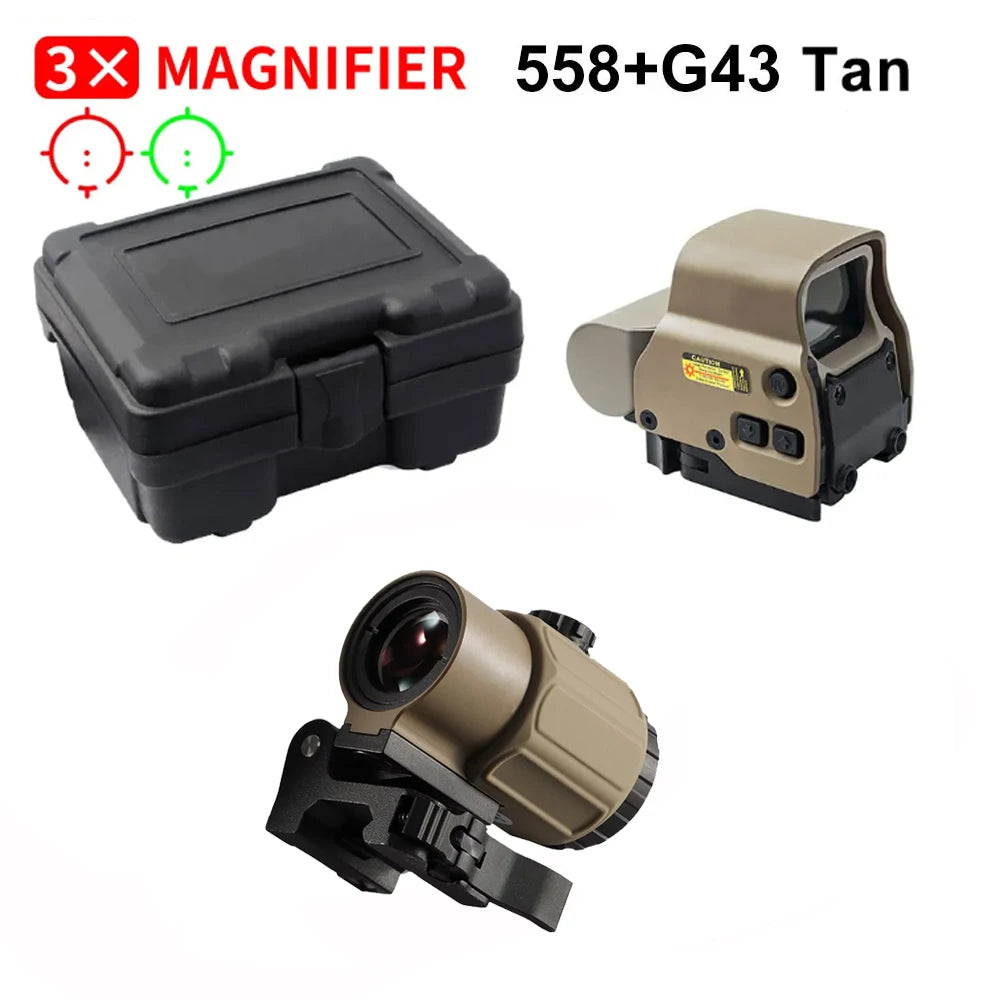 Bestsight 558 Holographic Collimator Sight 68MOA Ring Reticle
