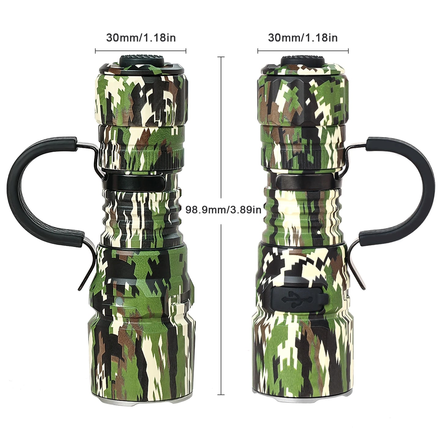 Wurkkos TD07 1300LM Tactical Flashlight With Long Throw