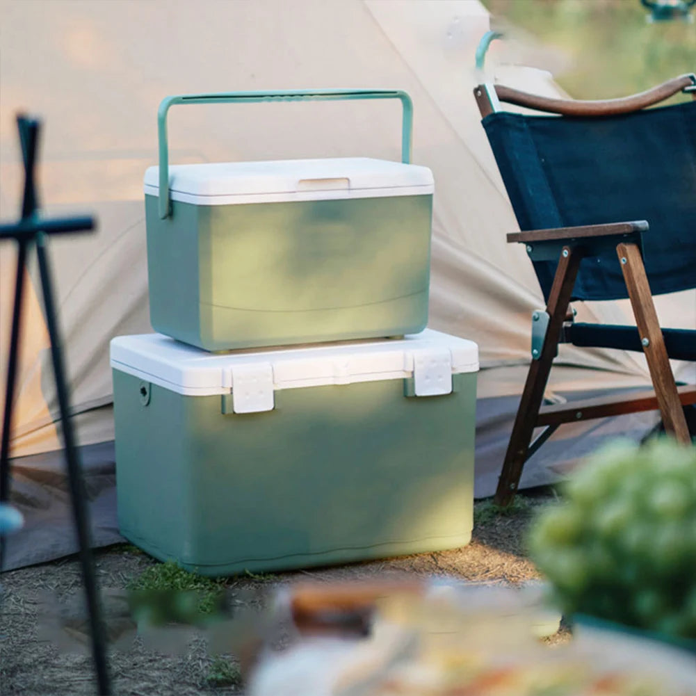 JOCESTYLE Camping Car Refrigerator With Handle Dual Temperature Cooler