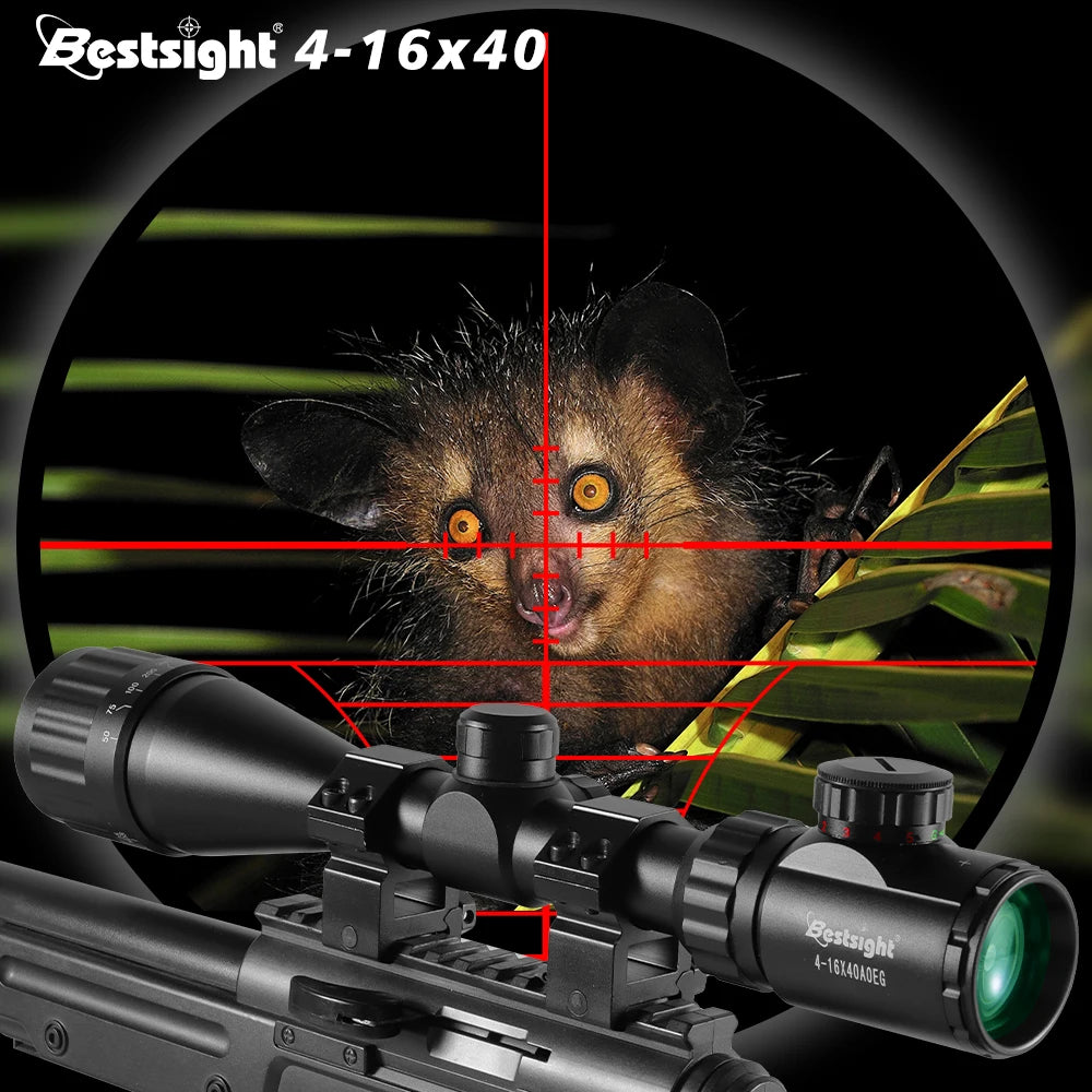 Nabila 4-16x40 AOEG Riflescope Illuminated Dot Sight