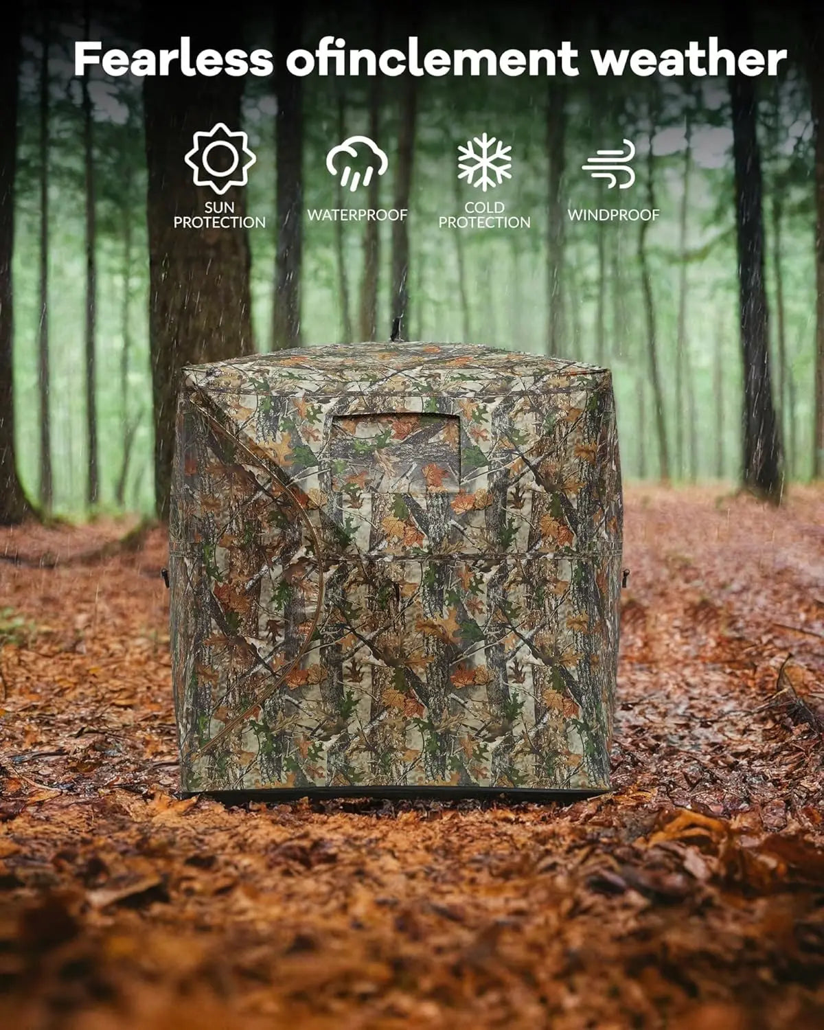 Twister CK Outdoor Hunting Pop Up Ground Blind 4-6 People
