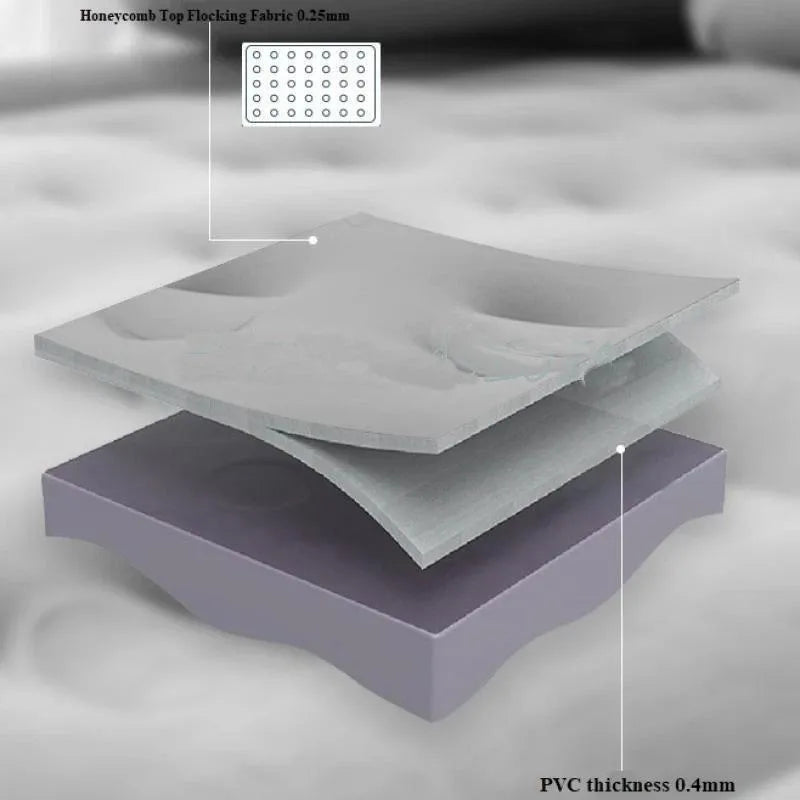 NONECN Air Mattress Sofa Bed Indoor Outdoor Portable Inflatable Couch