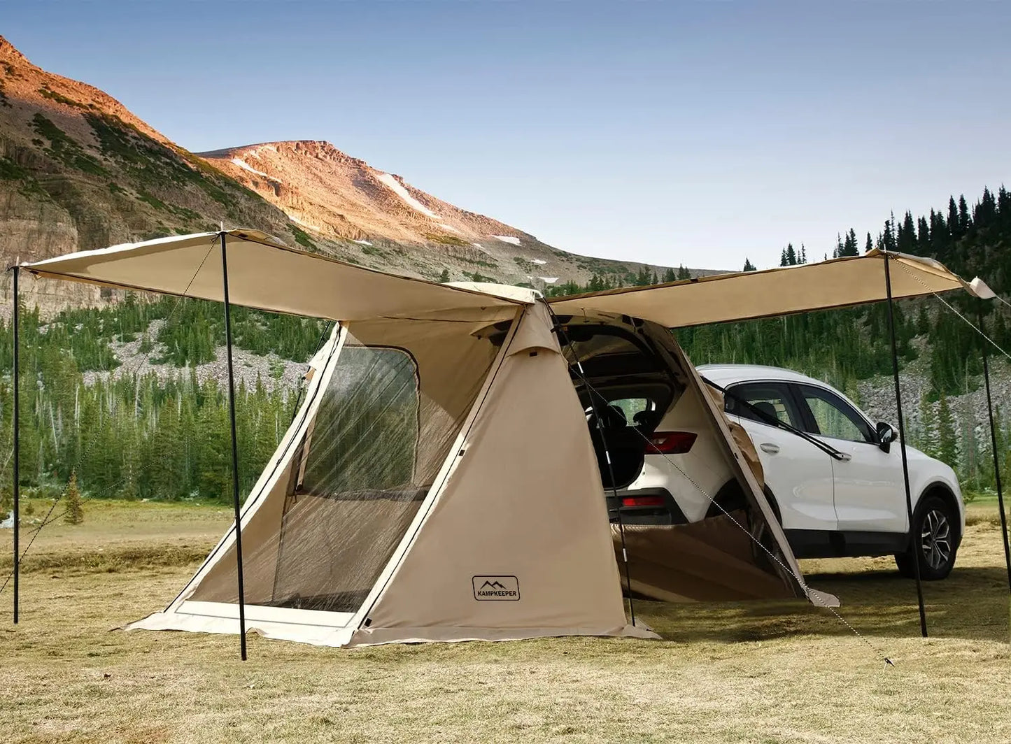 Unp SUV Car Tent Tailgate Shade Awning For Outdoor Camping