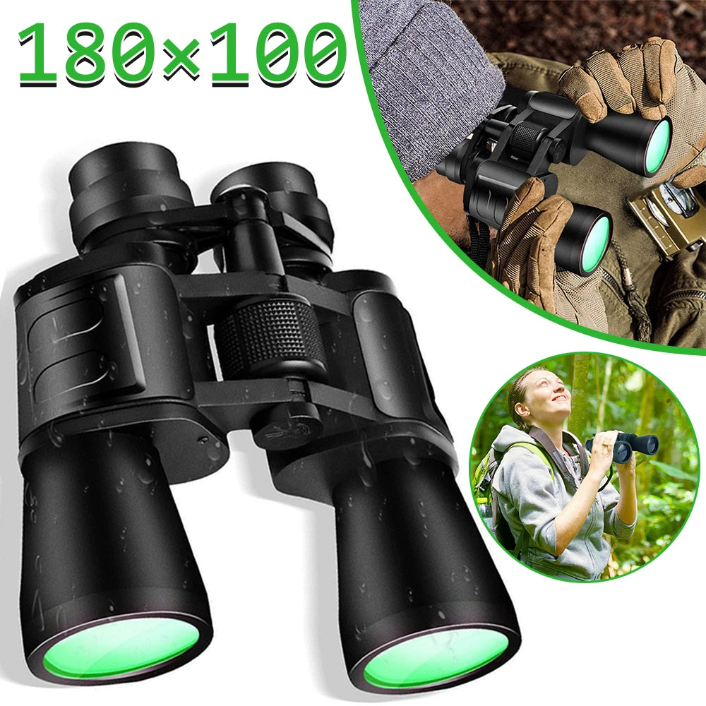 Binoculars 10-180X100 Zoom Waterproof Outdoor Bird Watching