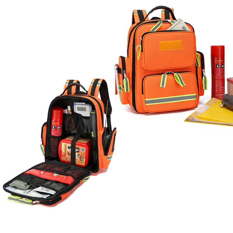 Emergency First Aid Kit Backpack Large Capacity For Outdoor Camping