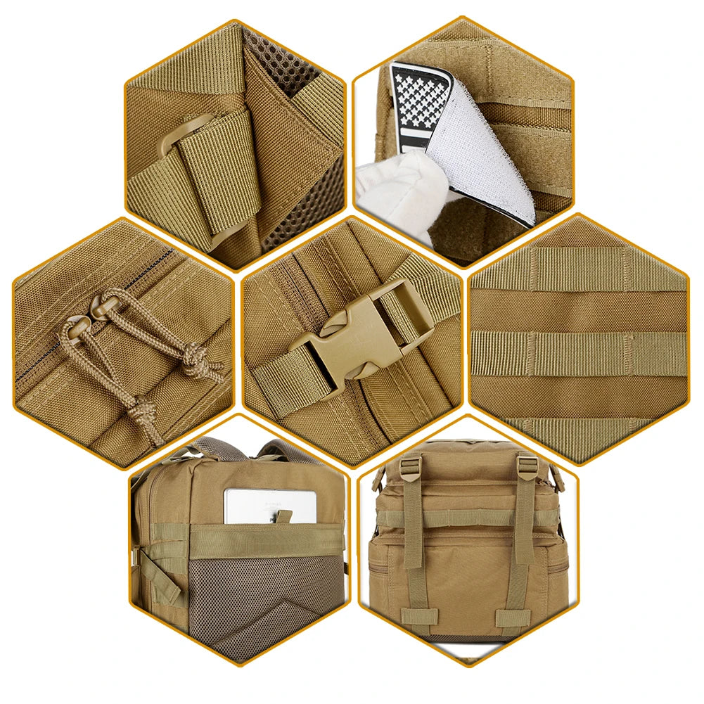 ReFire Gear Tactical Backpack Molle Pack For Trekking And EDC