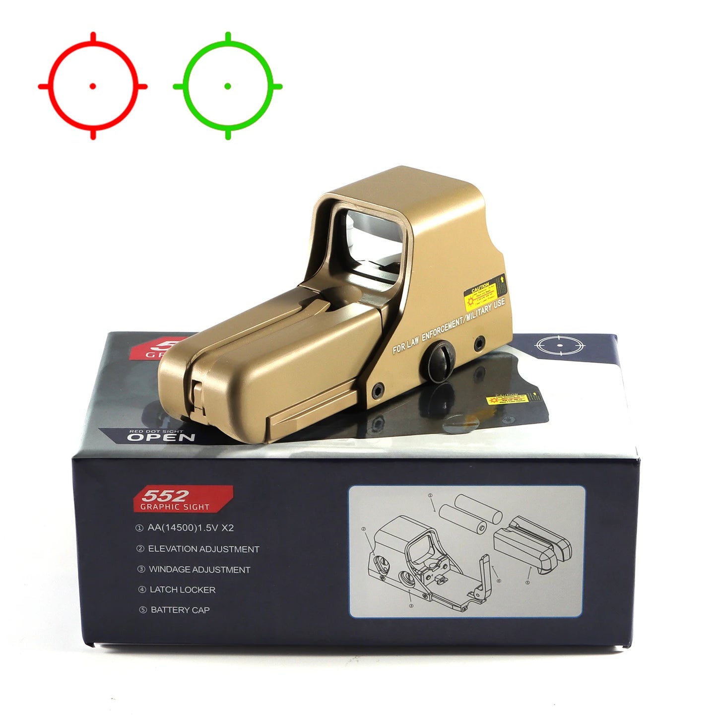 Bestsight 551 552 553 558 Holographic Dot Sight For 20mm Rail Airsoft Guns