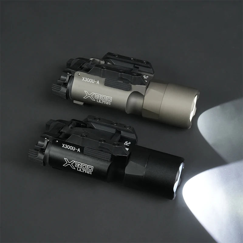 X300 X300U LED Pistol Light Rail Aluminum 500Lumen