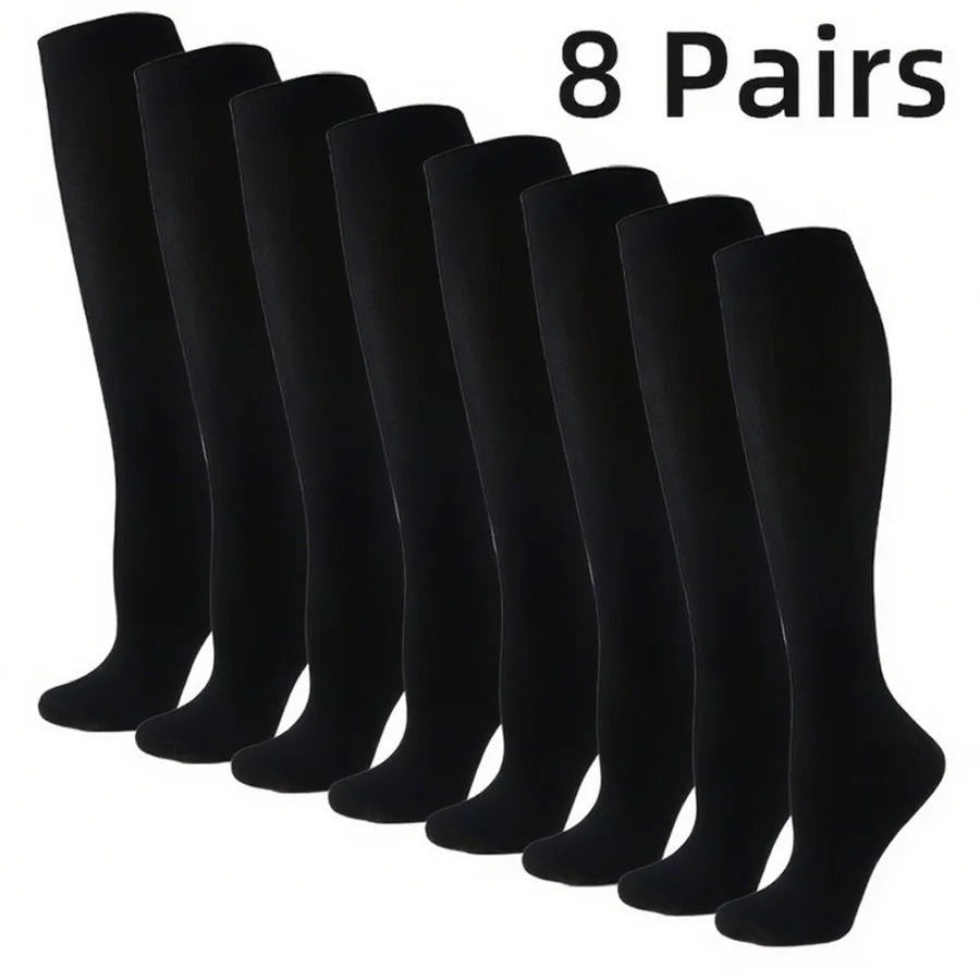 NONECN Compression Socks For Men And Women Athletic Knee High
