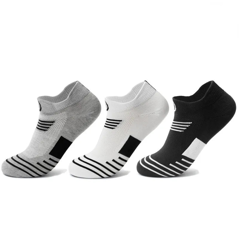 NONECN Mens Basketball Socks Breathable Terry Knit