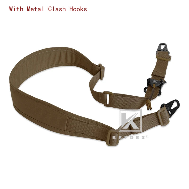 Krydex Tactical Modular Rifle Sling Slingster Removable 2 Point 1 Point