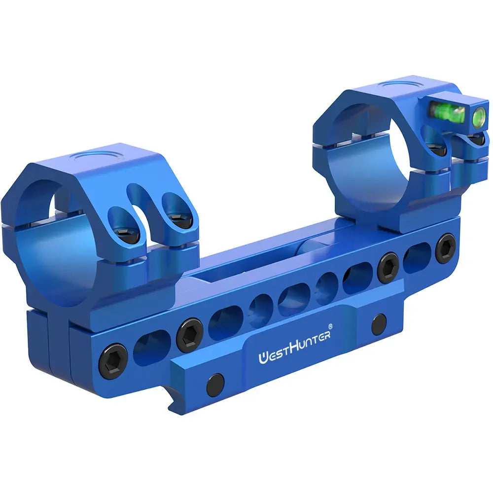 WestHunter 100 MOA Picatinny Scope Mounts With Bubble Level