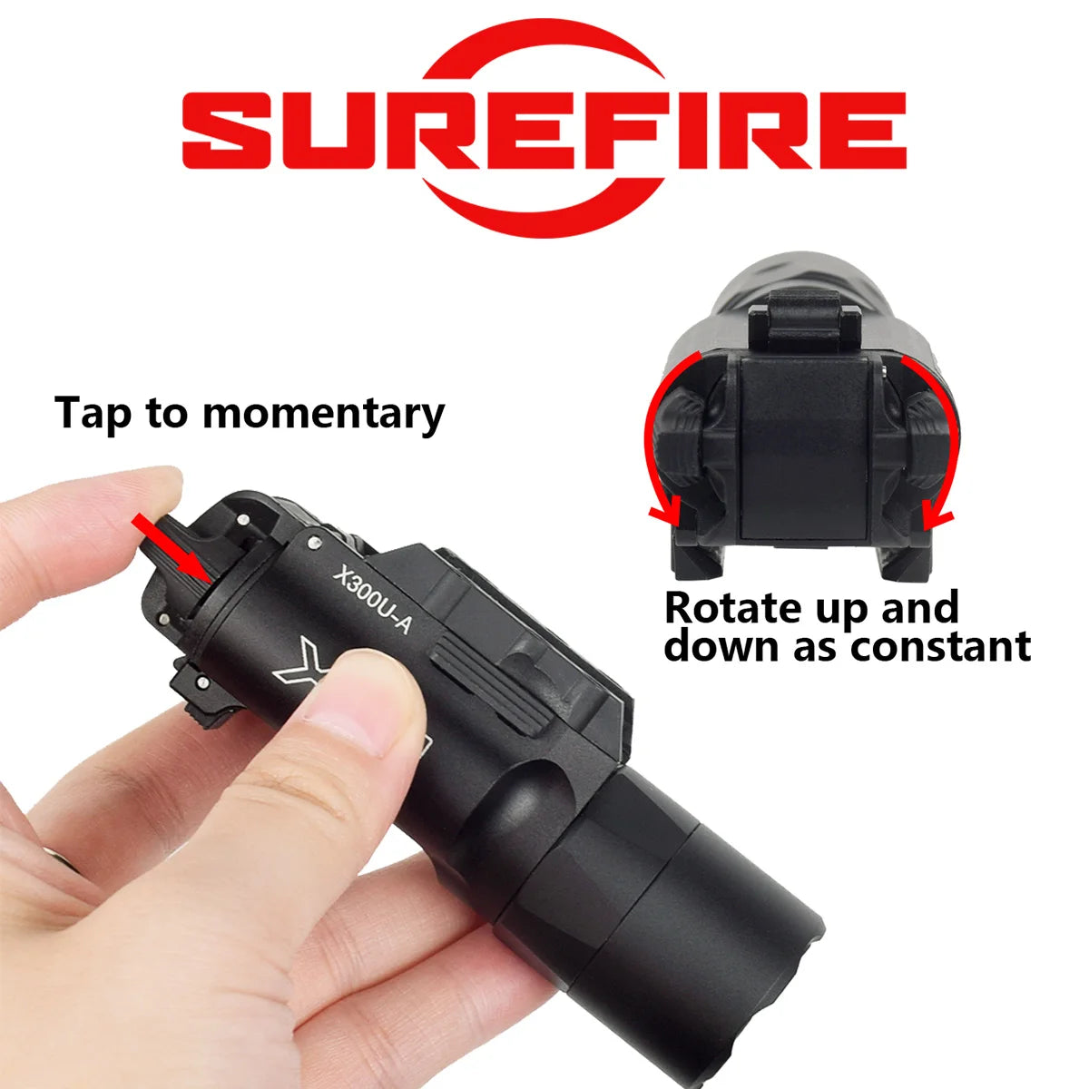 LAMBUL X300U Ultra Weapon Flashlight For 20mm Picatinny Rail