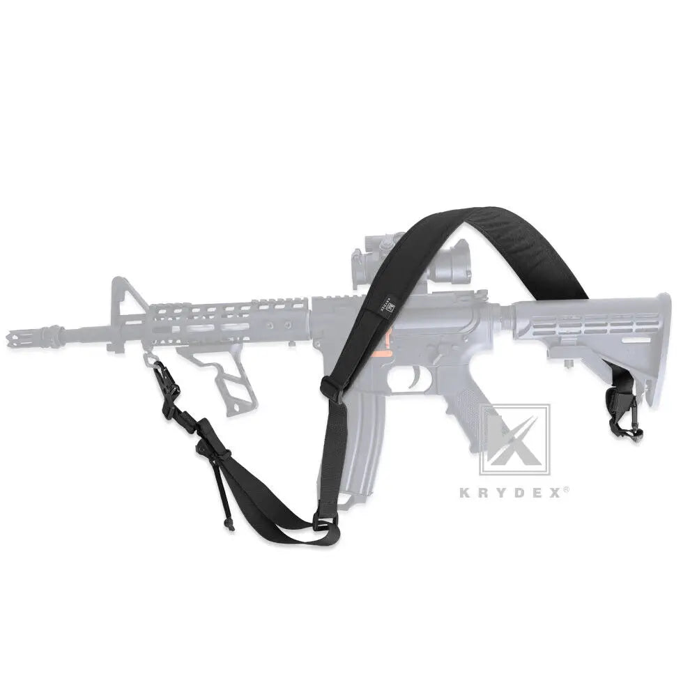 Krydex Tactical Modular Rifle Sling Slingster Removable 2 Point 1 Point