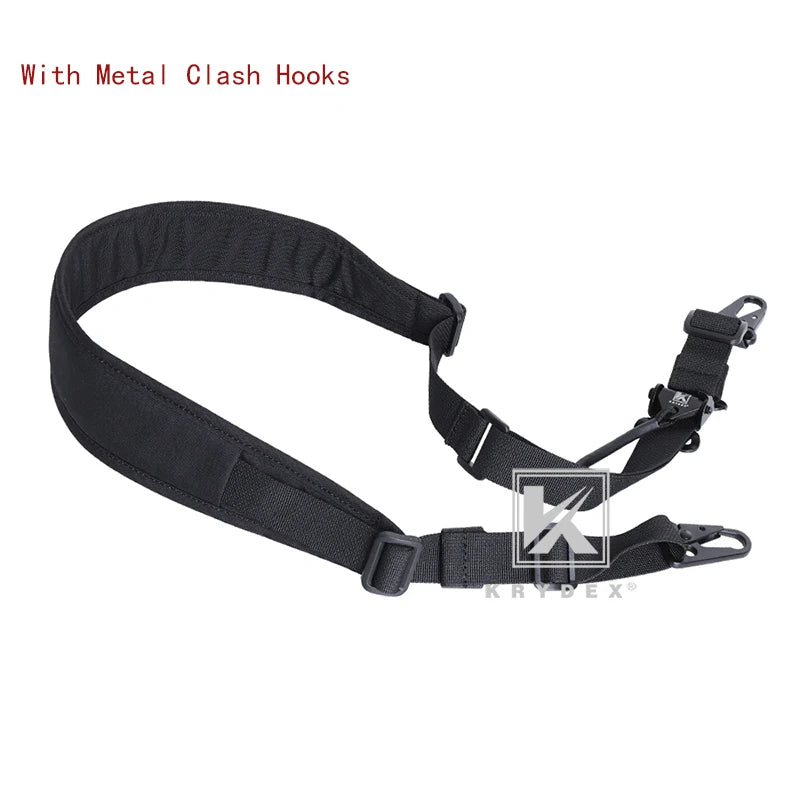 Krydex Tactical Modular Rifle Sling Slingster Removable 2 Point 1 Point