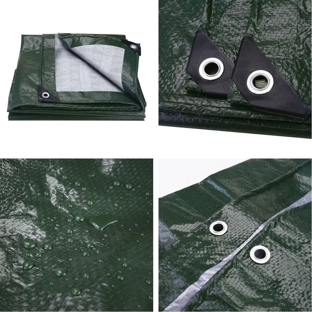 Waterproof Heavy Duty Tarp Cover Multipurpose Camping Tarpaulin For Shelter