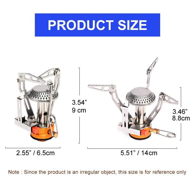 Widesea Camping Cookware Set Outdoor Pot and Stove Kit