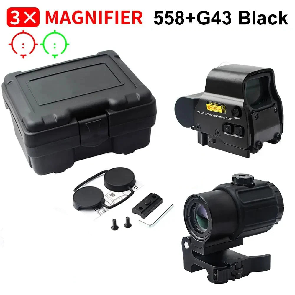 Bestsight 558 Holographic Collimator Sight 68MOA Ring Reticle