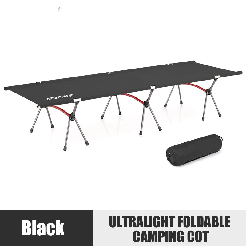 West Tune Camping Cot With Leg Extenders Ultralight Folding Bed