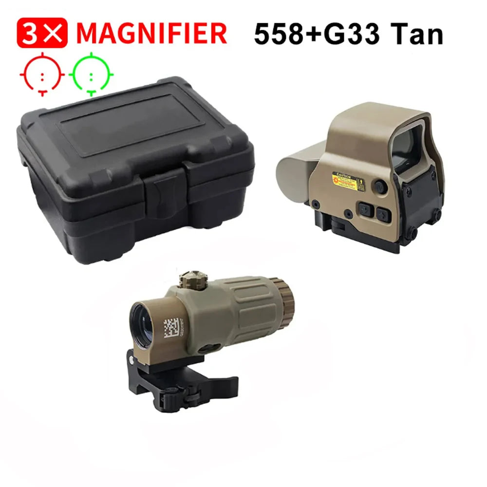 Bestsight 558 Holographic Collimator Sight 68MOA Ring Reticle