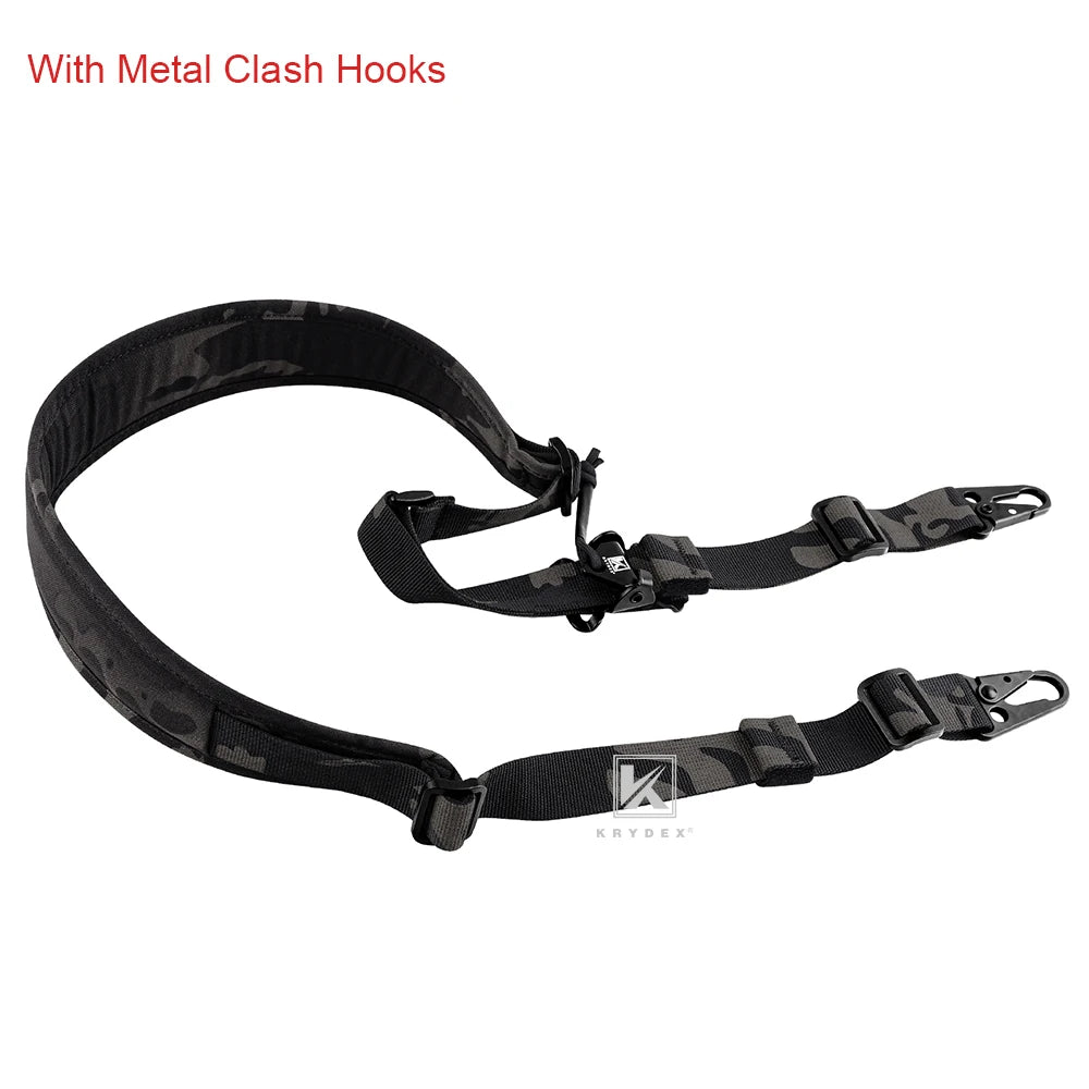 Krydex Tactical Modular Rifle Sling Slingster Removable 2 Point 1 Point