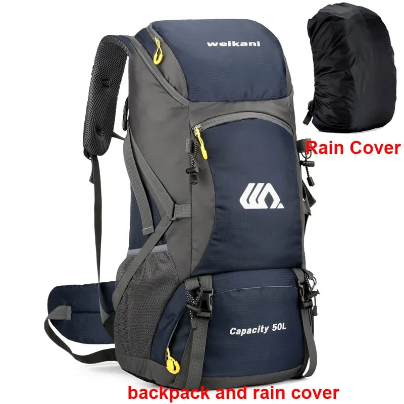Scione Travel Backpack Waterproof Nylon Hiking Bag For Men