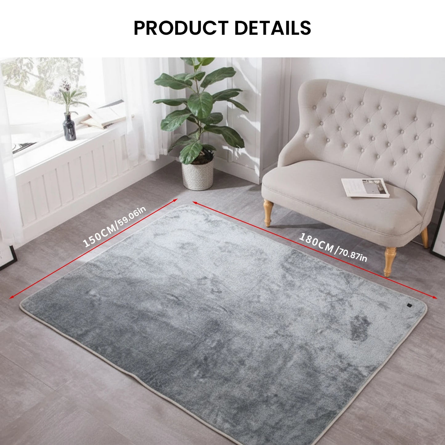 ShunmaiiCN Camping USB Heated Sleeping Mat With Six Heating Zones