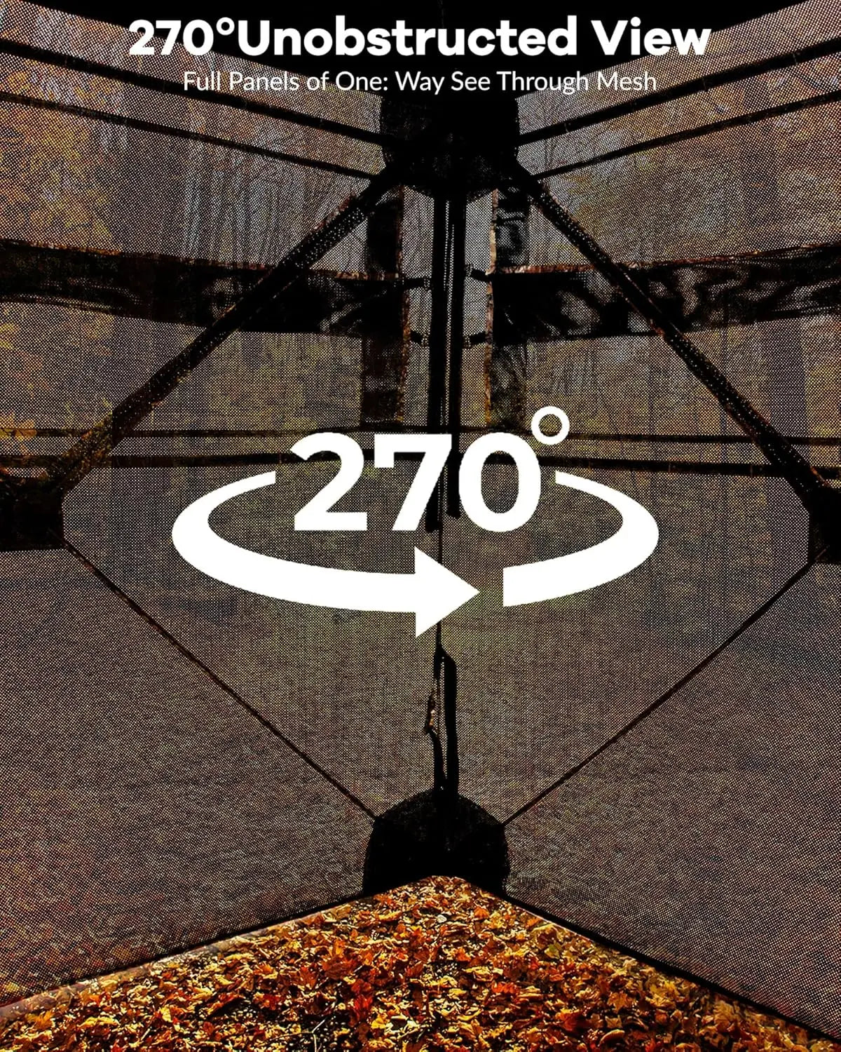 Twister CK Outdoor Hunting Pop Up Ground Blind 4-6 People