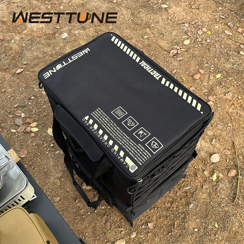 WESTTUNE Camping Tactical Organizer Folding Zipper Bag