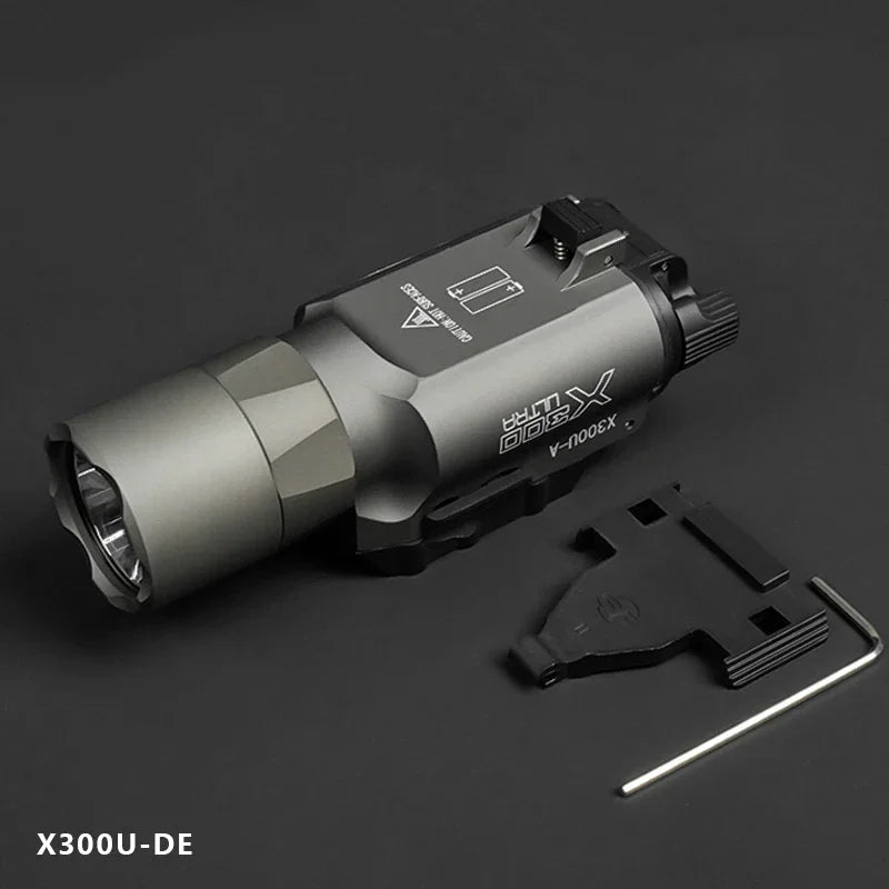 X300 X300U LED Pistol Light Rail Aluminum 500Lumen