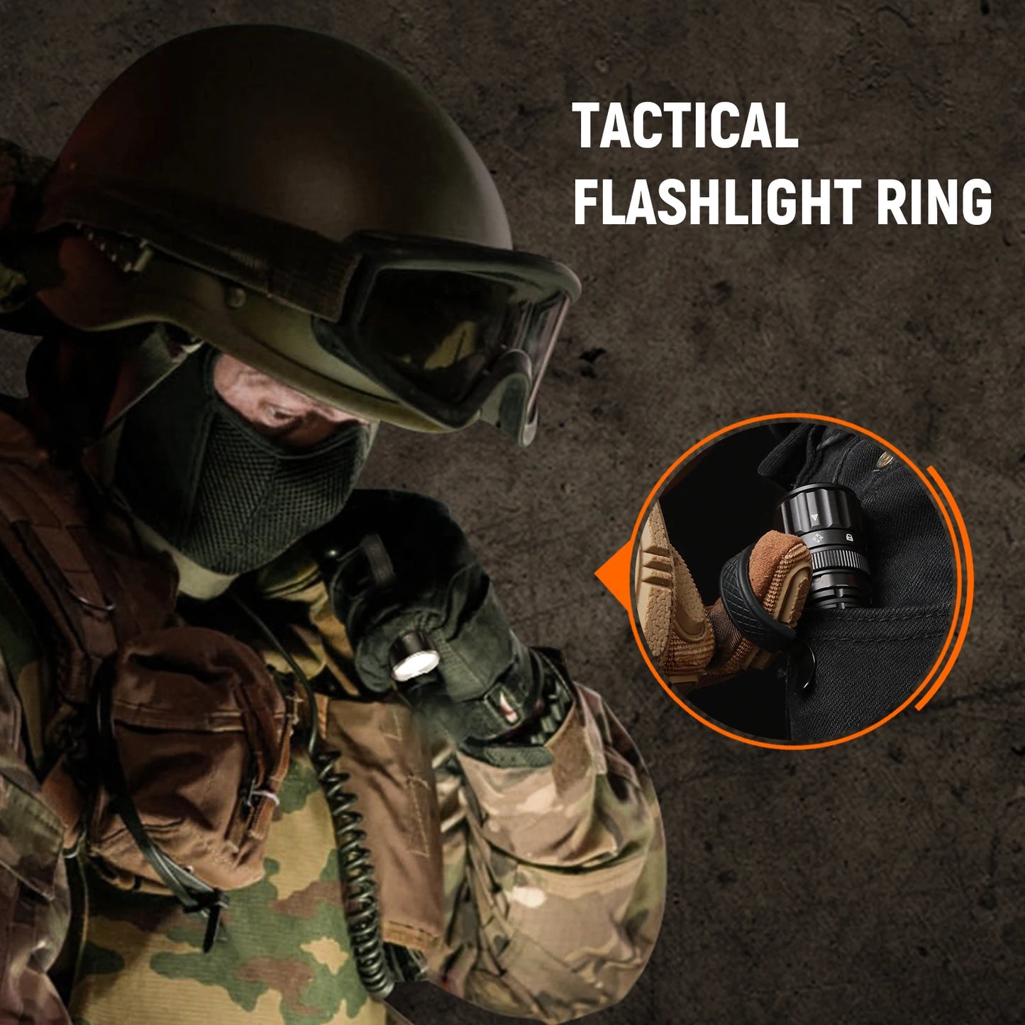 Wurkkos TD07 1300LM Tactical Flashlight With Long Throw