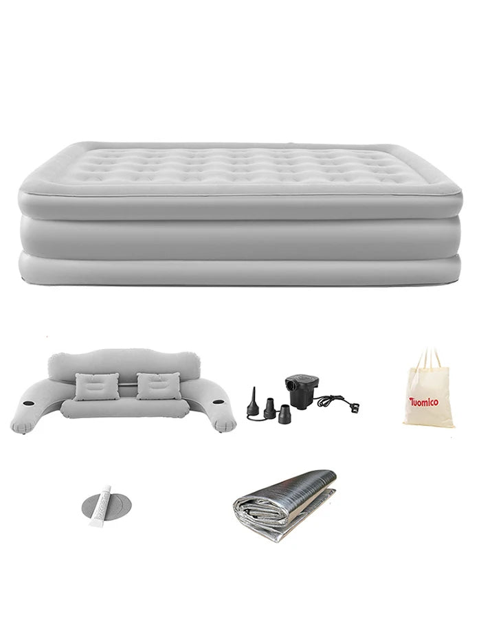 NONECN Air Mattress Sofa Bed Indoor Outdoor Portable Inflatable Couch