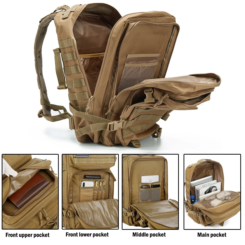 ReFire Gear Tactical Backpack Molle Pack For Trekking And EDC